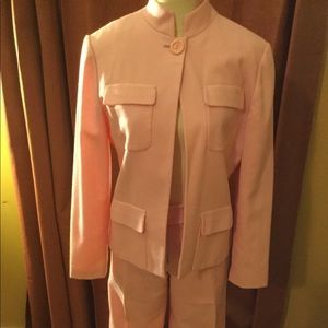 Great Pink Wool Pants Suit